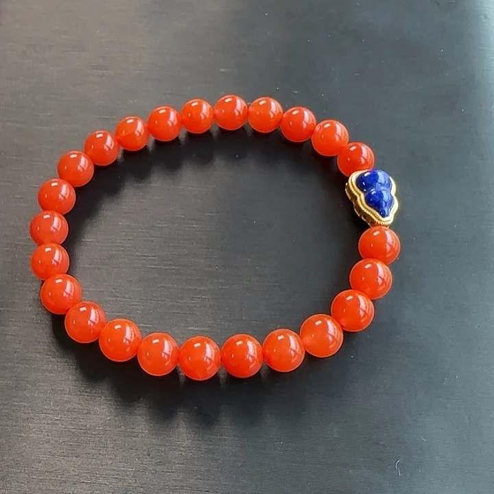 手串未镶嵌南红玛瑙