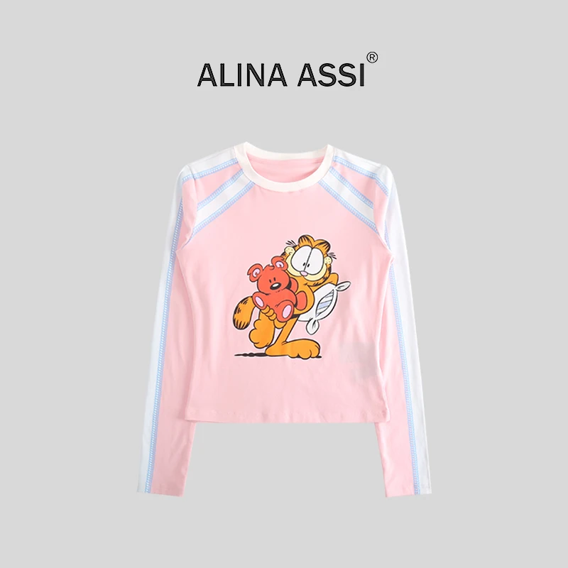 【菲菲】2025秋季新款T恤百搭休闲长袖上衣YMI905