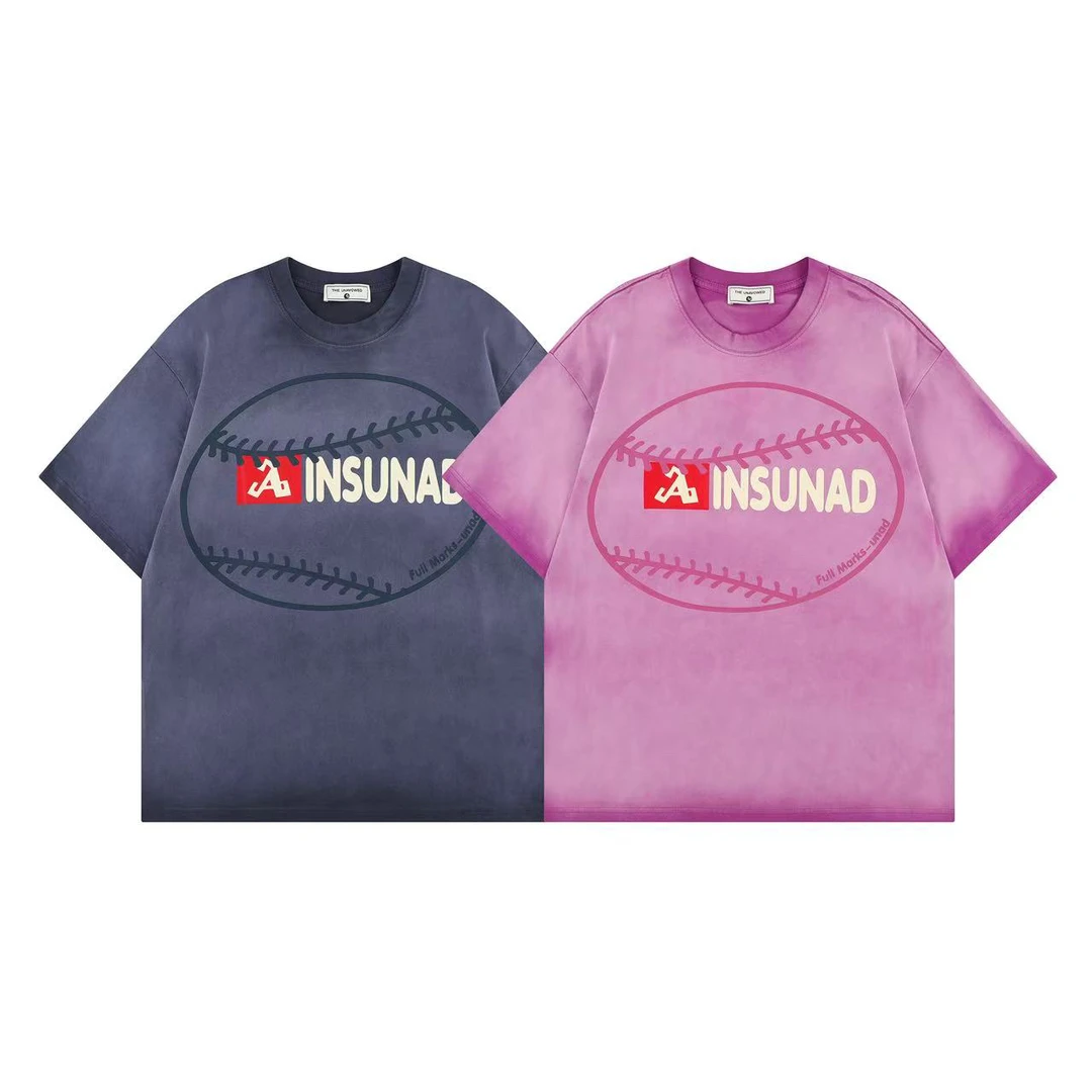 林妹妹推荐男女同款青年短袖夏季潮流T恤字母印花男装