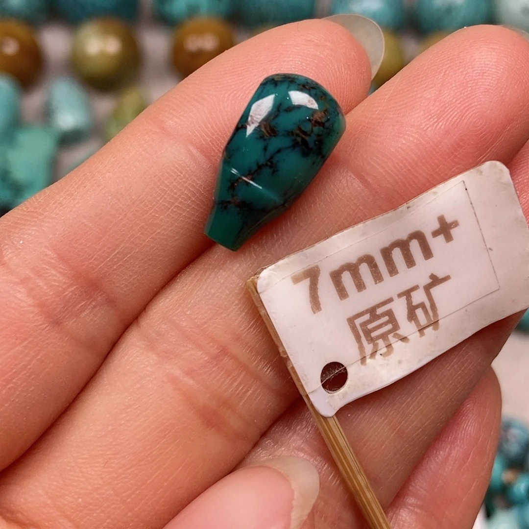 未镶嵌绿松石珠宝半成品