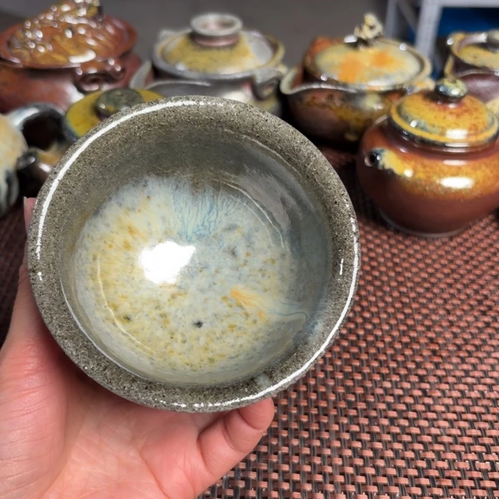 紫砂茶杯支钉将军