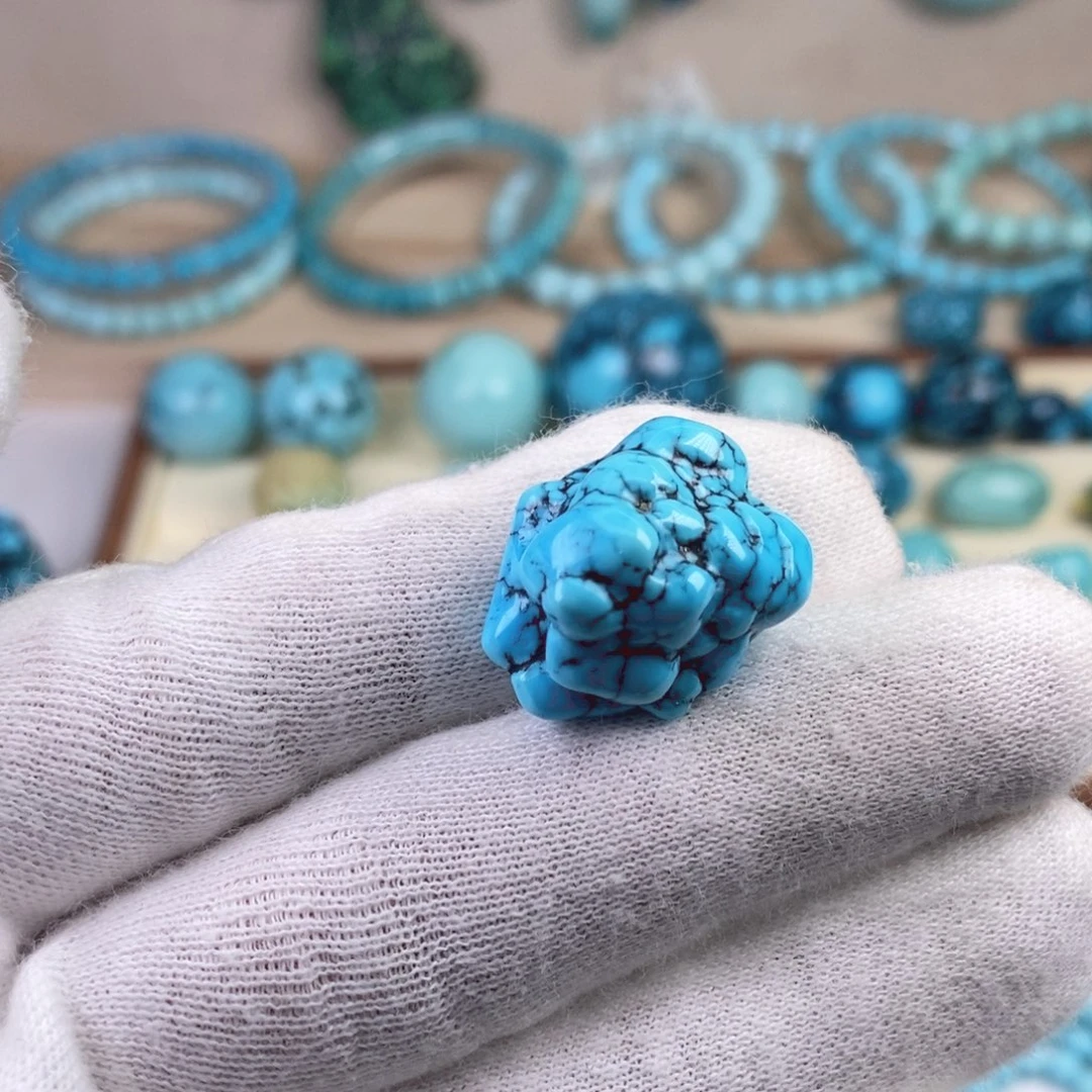 绿松石珠宝奇石未镶嵌