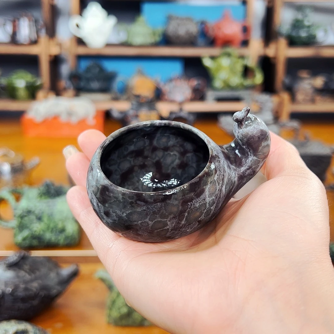 茶空间天然石料米粒石小*哥