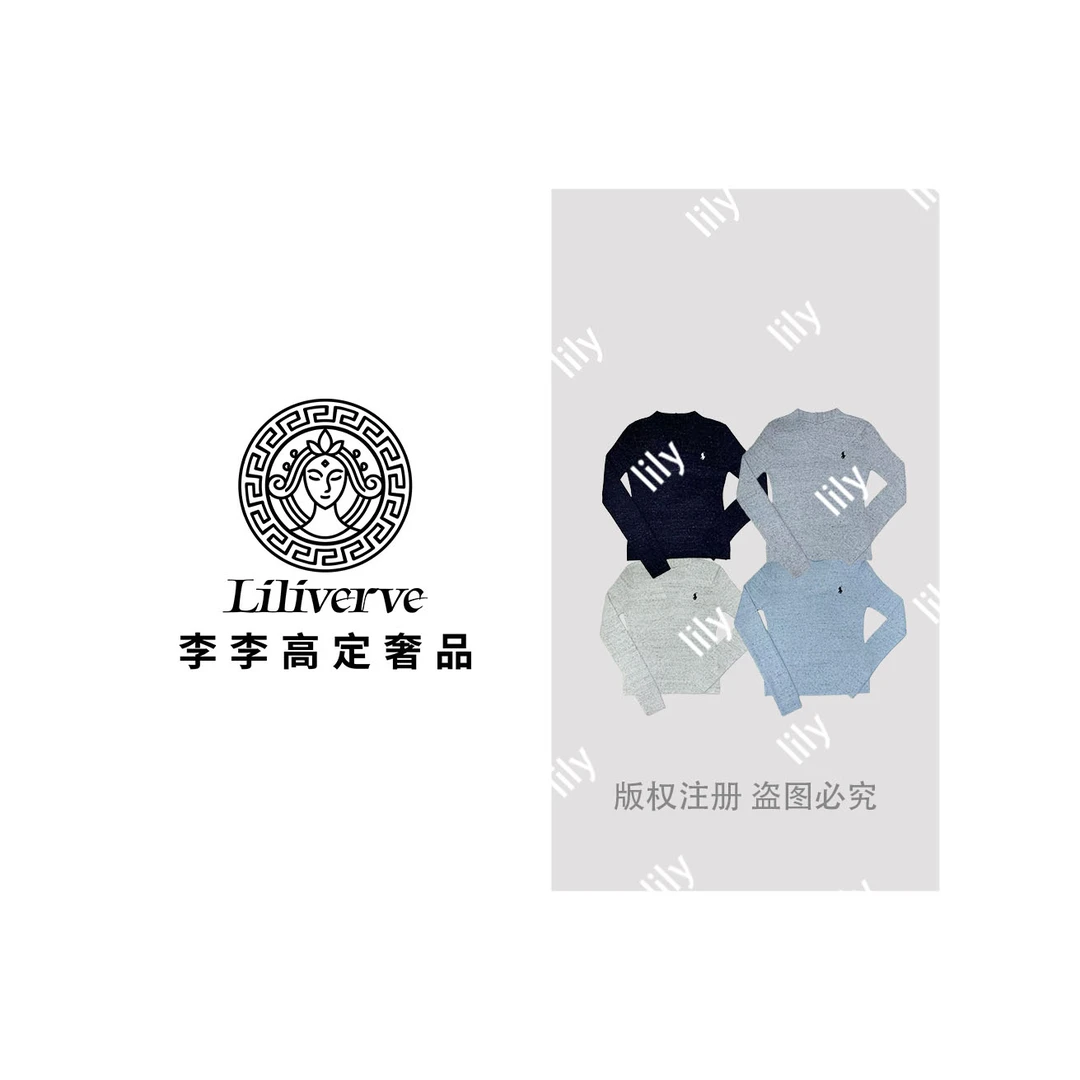 【李李lily】长袖宽松型秋季针织常规冬季日系套头 431杏+黑+蓝+灰