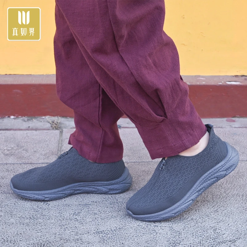 真如界春季爆米花非织布轻便布鞋