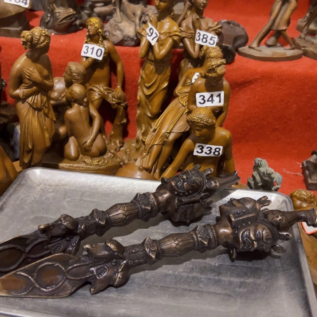 磕***虫黄铜摆件工艺品黄铜