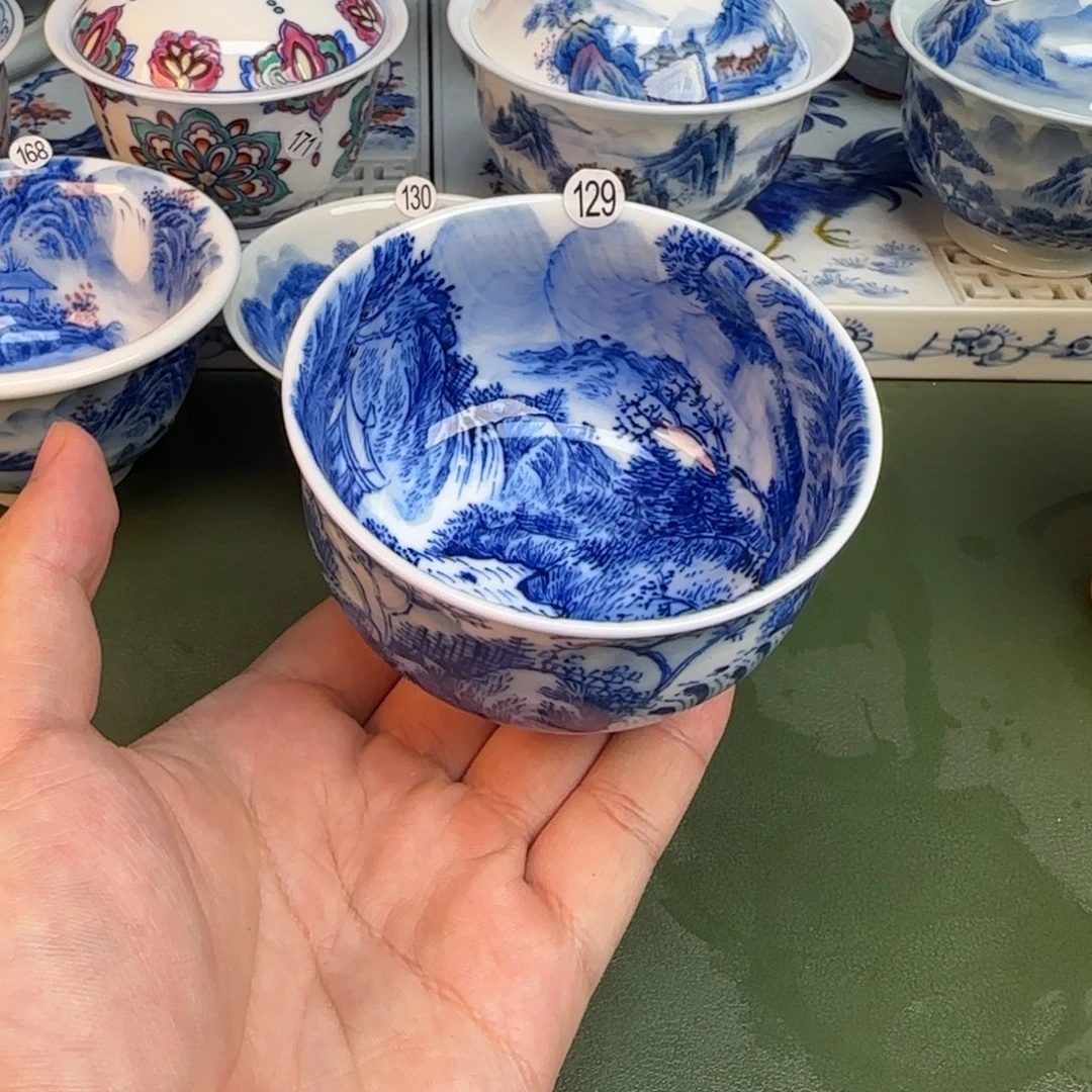 彦祖纯手工手绘茶具129