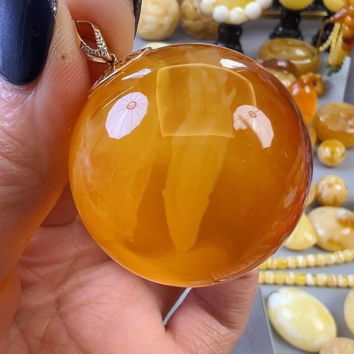 蜜蜡颈饰未镶嵌蜜蜡