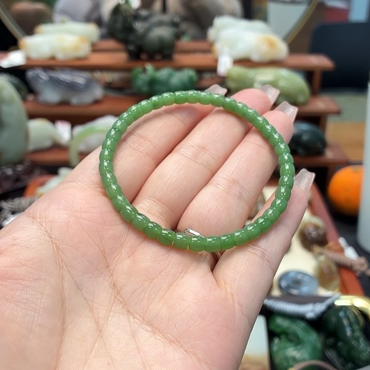 和田玉未镶嵌手链