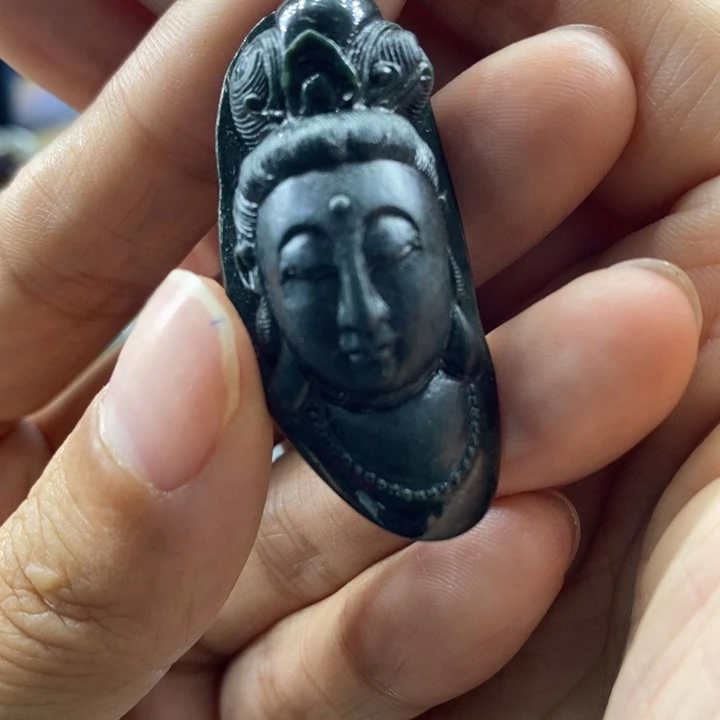 翡翠未镶嵌吊坠(不含链)蓝*1239