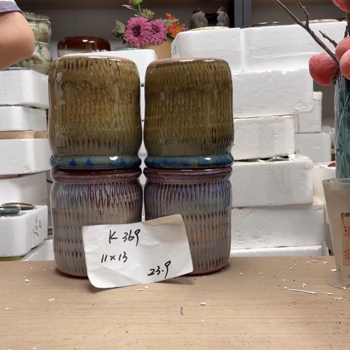 粗陶多肉花盆微瑕369