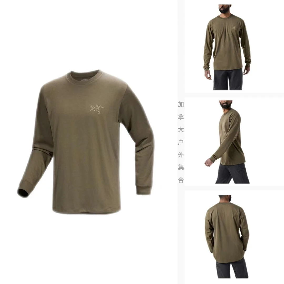 【秋季上新】始祖鸟 Kragg Logo 舒适透气耐磨长袖T恤（9536）