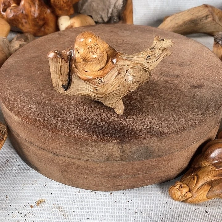 柏木用****0崖柏手把件乐乐