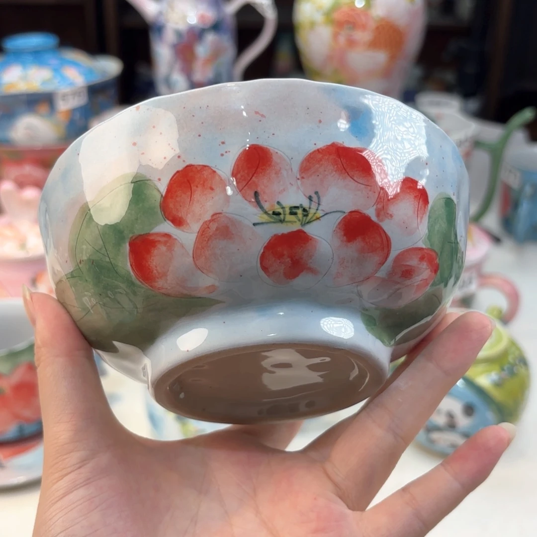 景德镇手绘高温釉下彩陶瓷茶具