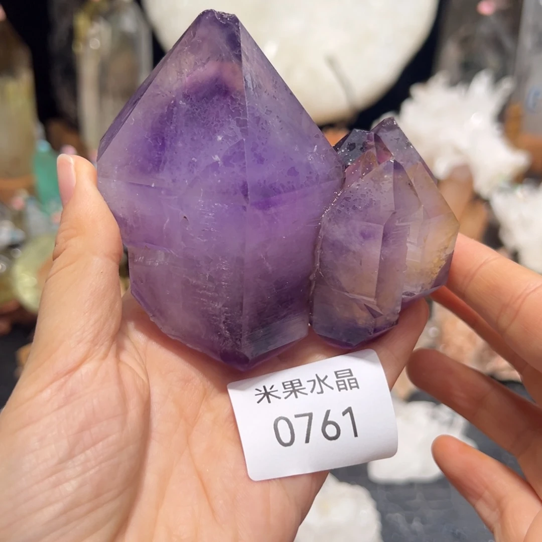 未镶嵌珠宝半成品水晶紫晶城堡骨干