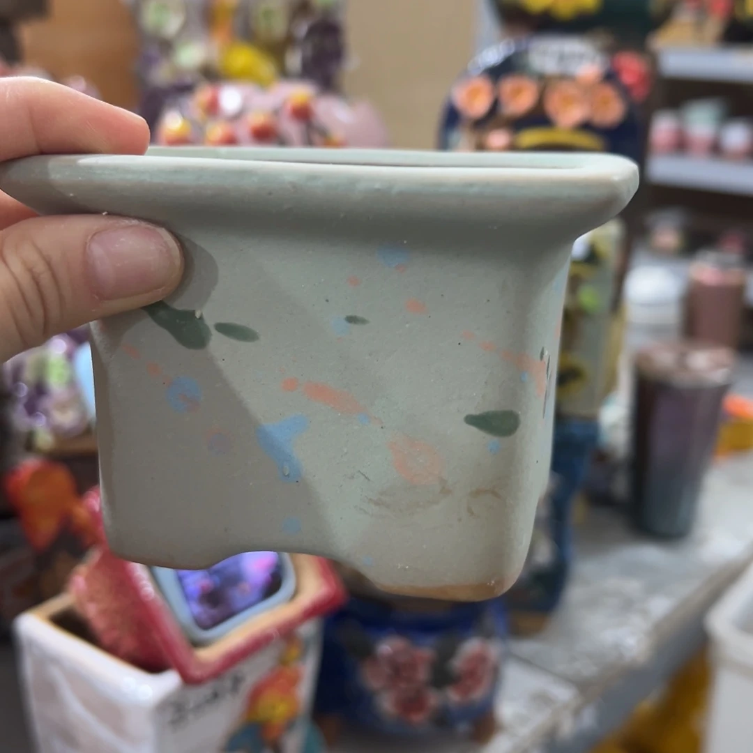 满20发爱退拉黑花盆瑕疵