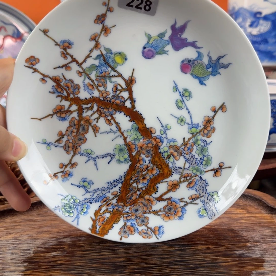 瓷片景德镇手绘青花茶器228