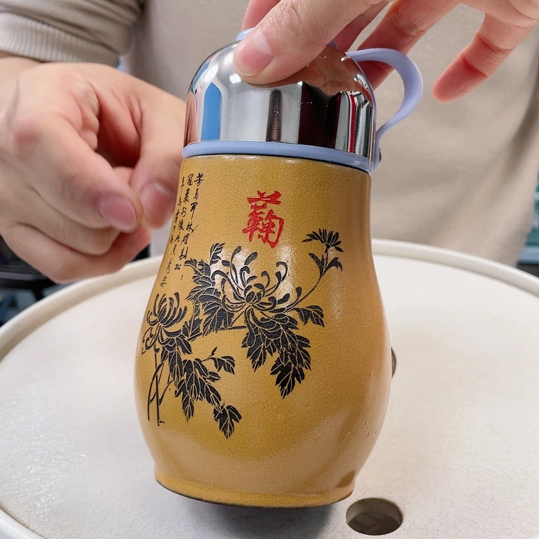 紫砂茶杯黄11111111111111