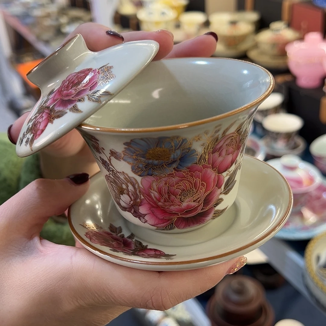 盖碗很漂亮我很喜欢