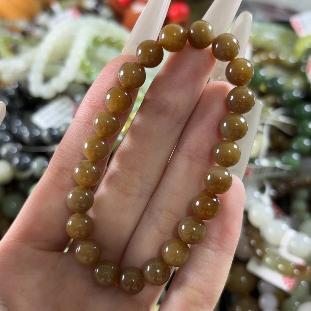 和田玉未镶嵌手链81