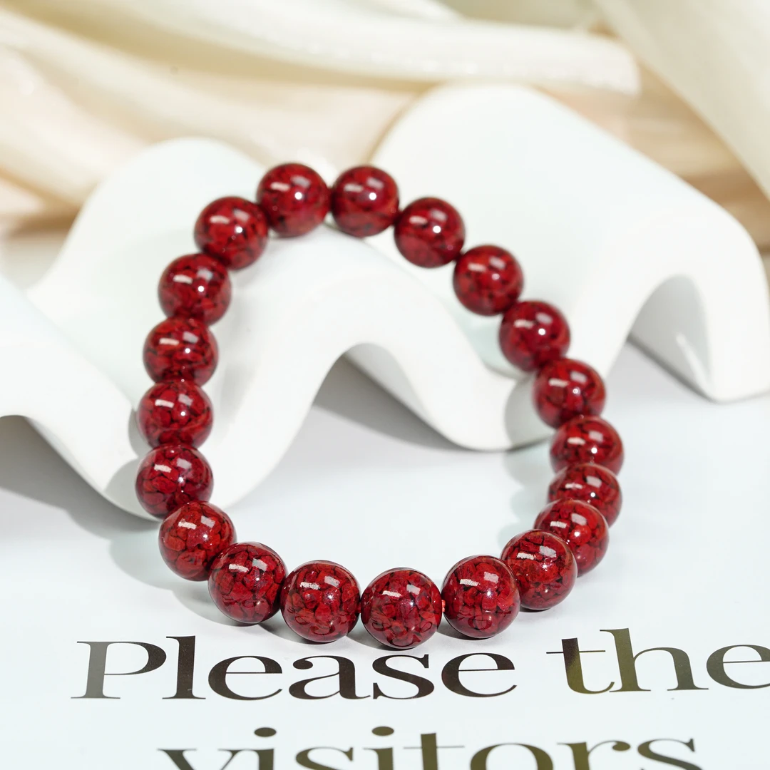 含辰砂工艺品【小北严选】朱砂手串11-17H139X291【多样性发一件】