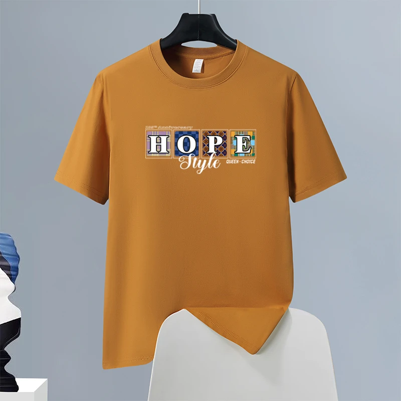 2025重磅棉短袖t恤男青年情侣百搭圆领宽松大码休闲T恤夏季时尚