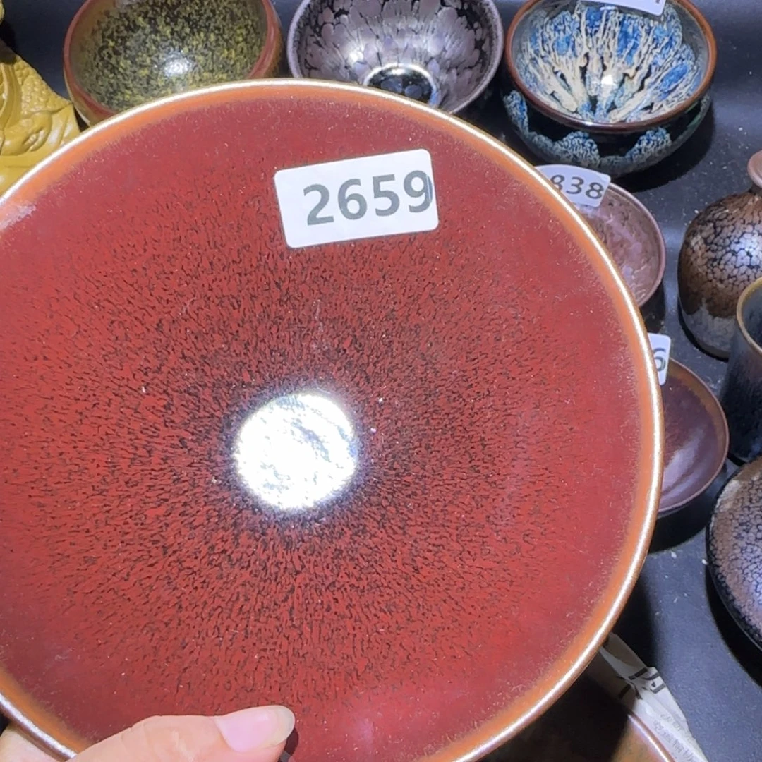 茶盏福建盏 茶器撇口16.8