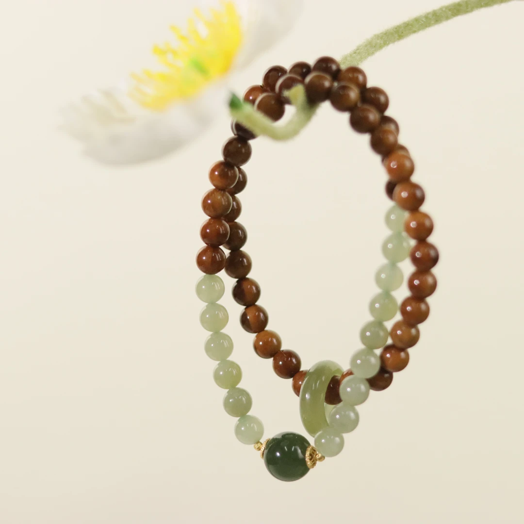 ZC10A18803[原创]库克和田玉手串（多样性发货)