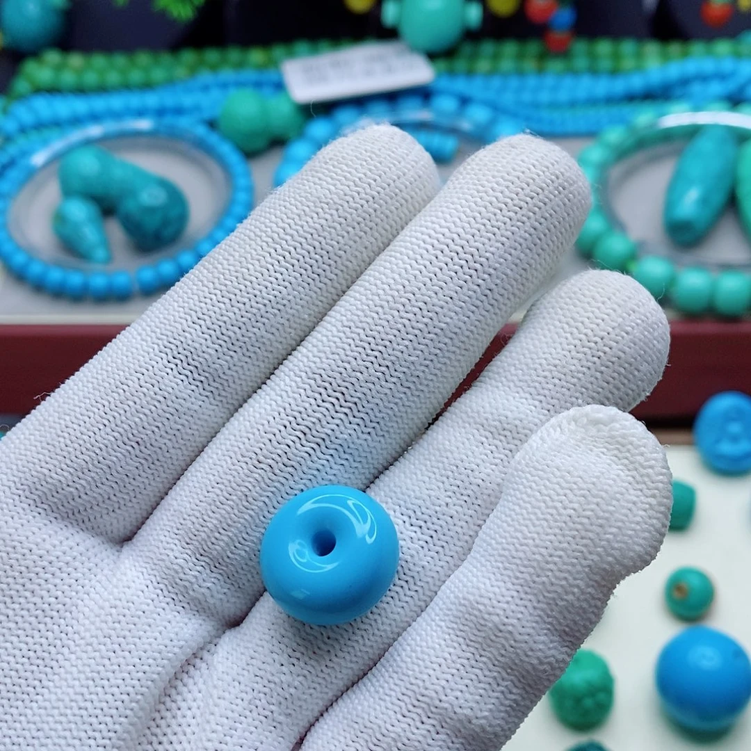 蓝色卡15的平安扣