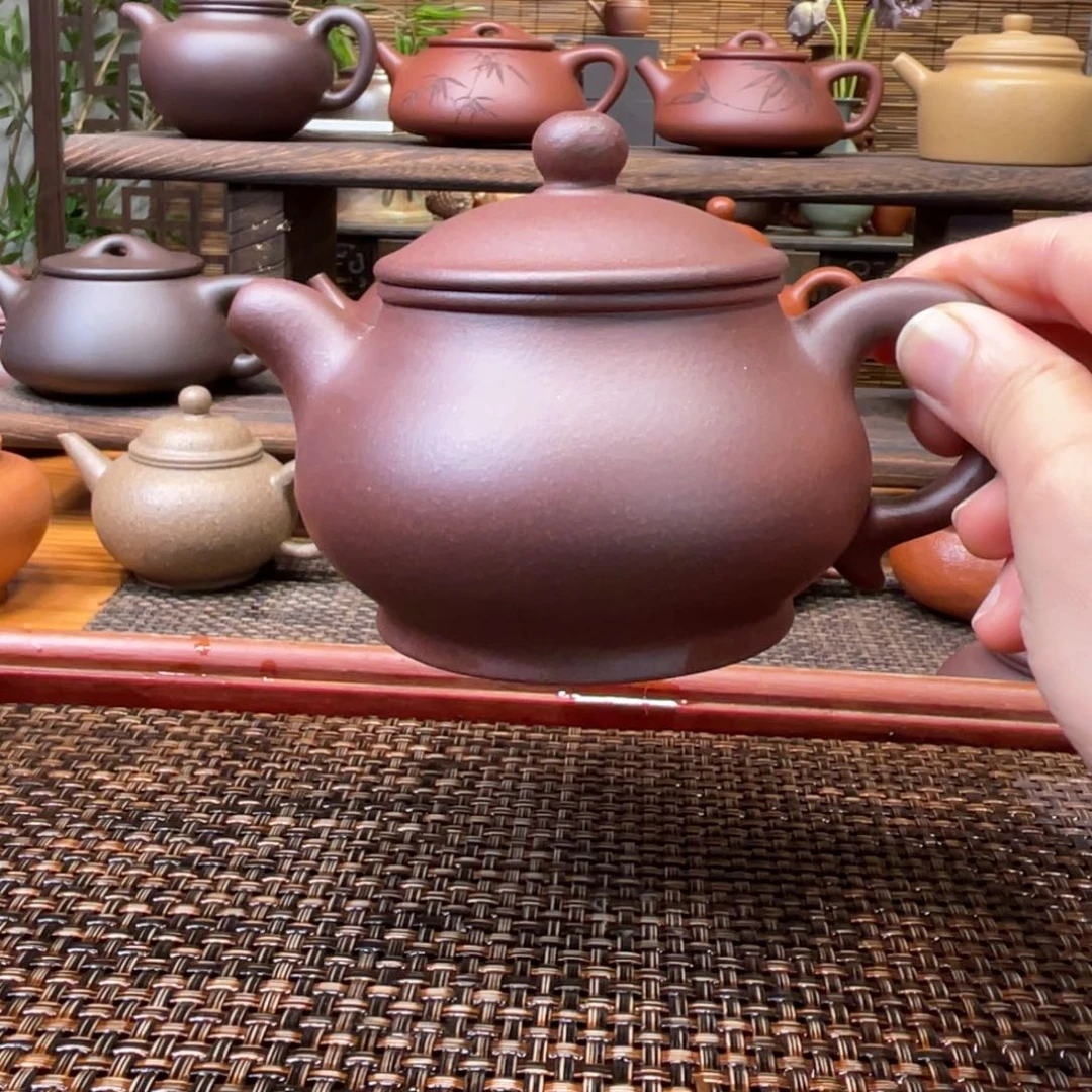 茶壶紫砂宜兴原矿紫砂手工制250