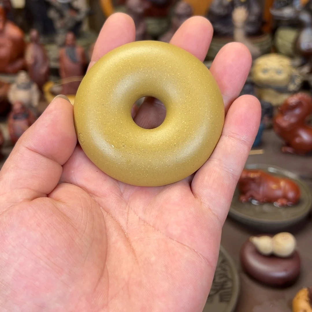 紫砂茶宠紫砂平安扣