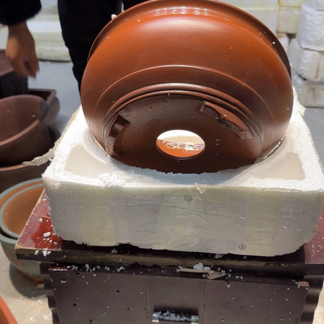 紫砂花盆口径25.11口径