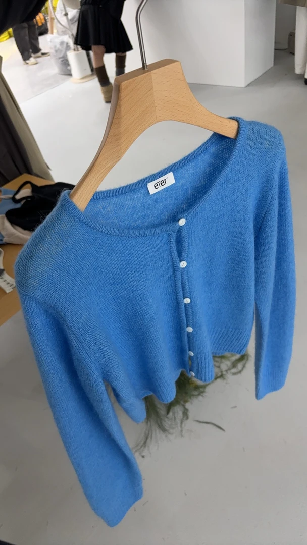 Eazyseoul et*er早春马卡龙色系开衫