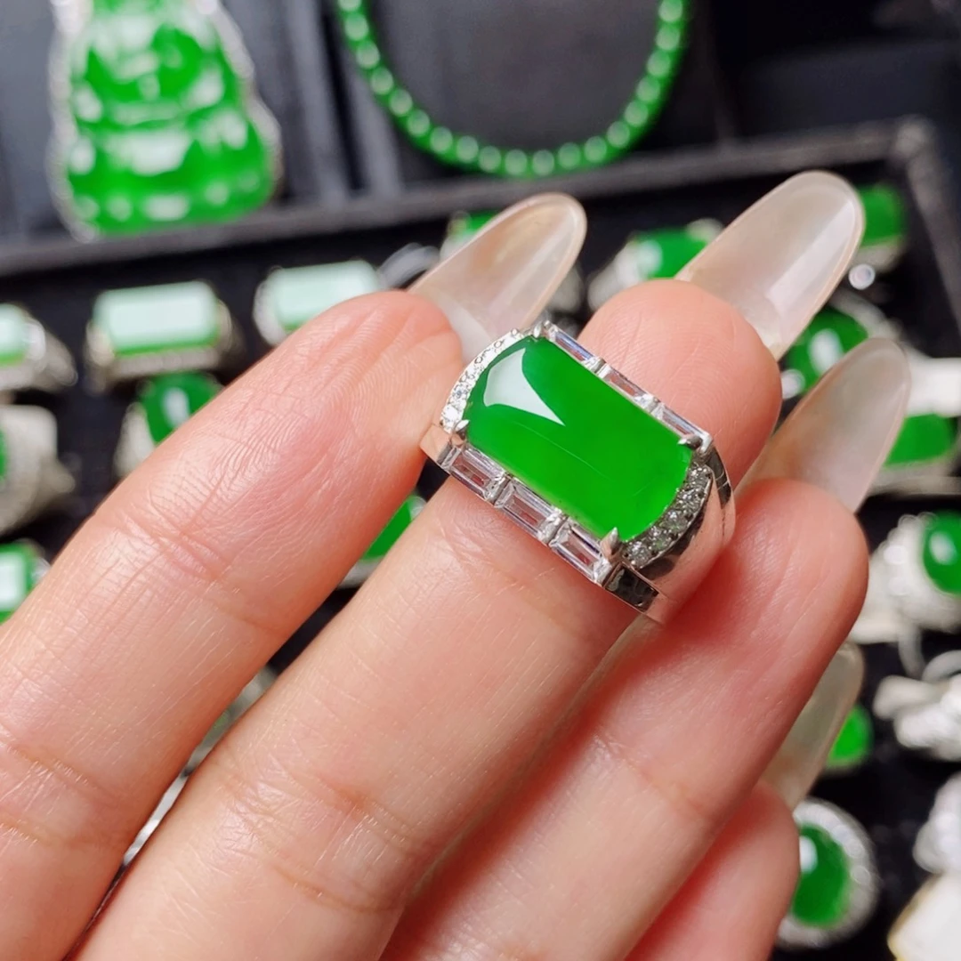 未镶嵌戒指翡翠天然翡翠正品