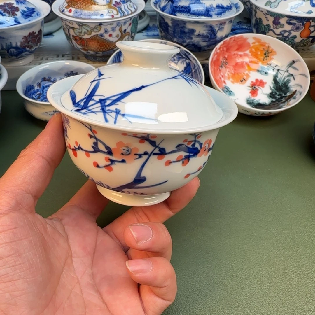 纯手工纯手绘茶具石头22