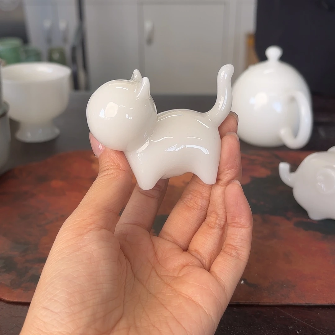 龙泉云间青瓷小米茶器