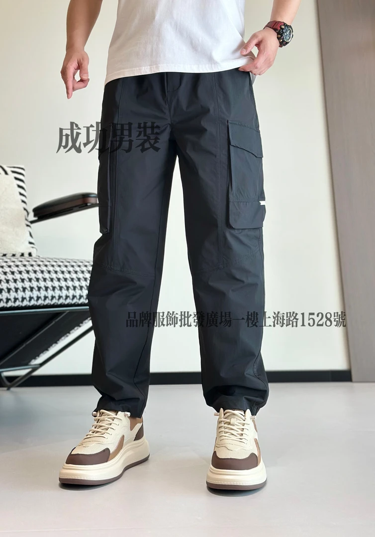 （零压面料-百搭神裤）夏季直口裤-简约轻薄凉感透气休闲裤68-063