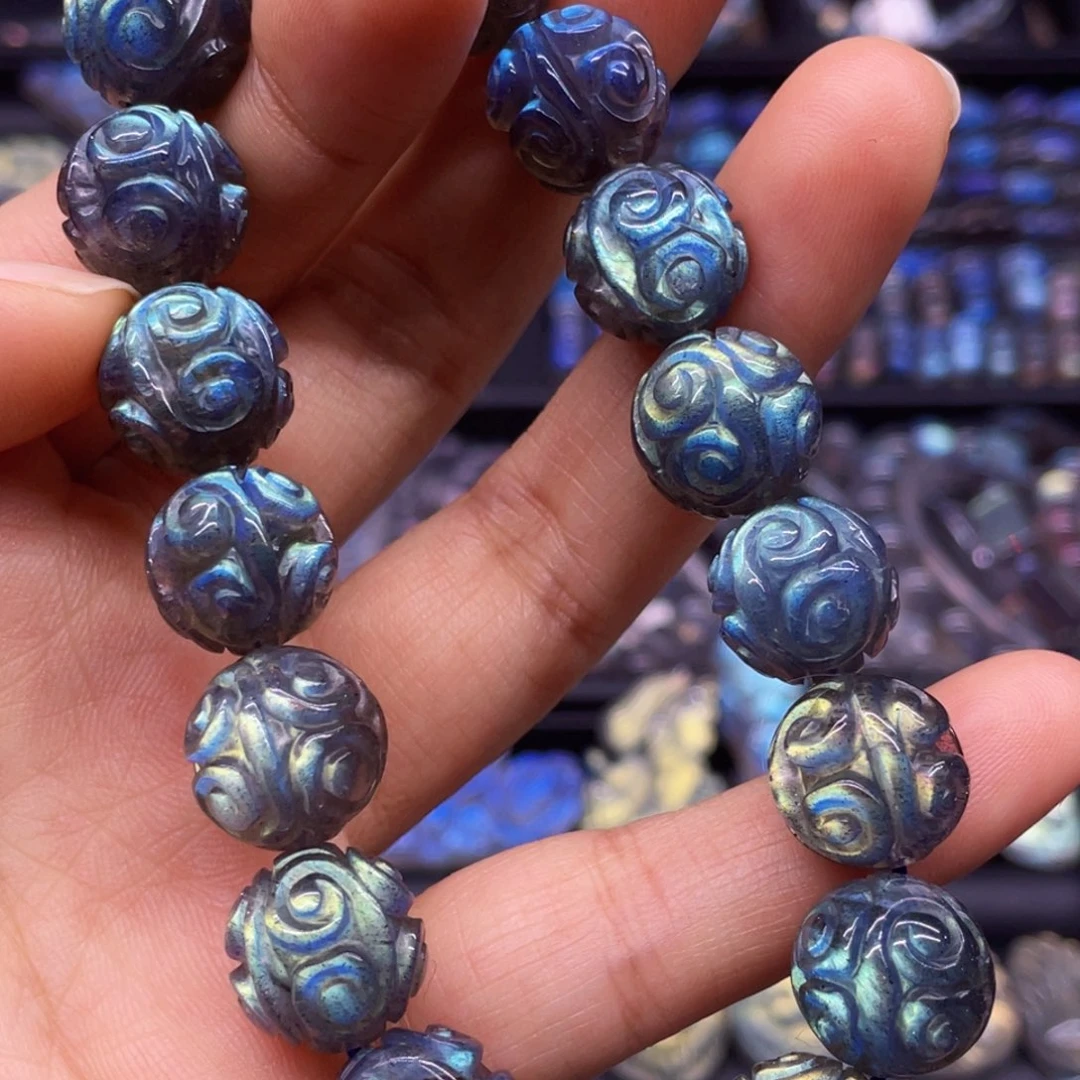 未镶嵌手串长石12.8左右