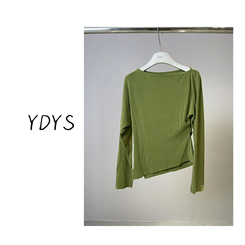 【YDYS】25K00528 2025新款时尚气质小众T恤