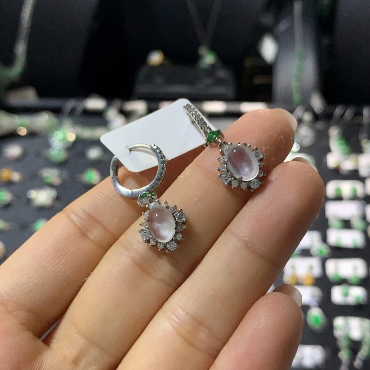 翡翠银S925镶嵌戒指