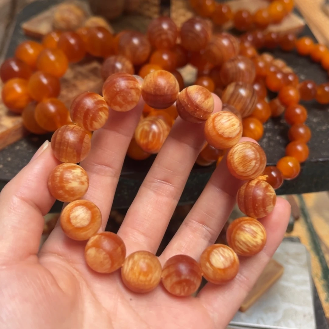 深***波手串/手链松木（琥珀木）1.5规格108颗