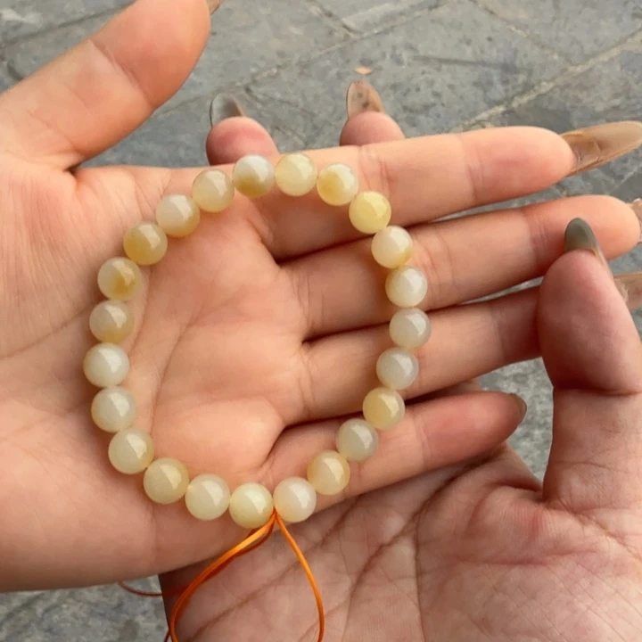 和田玉（糖玉）未镶嵌手链