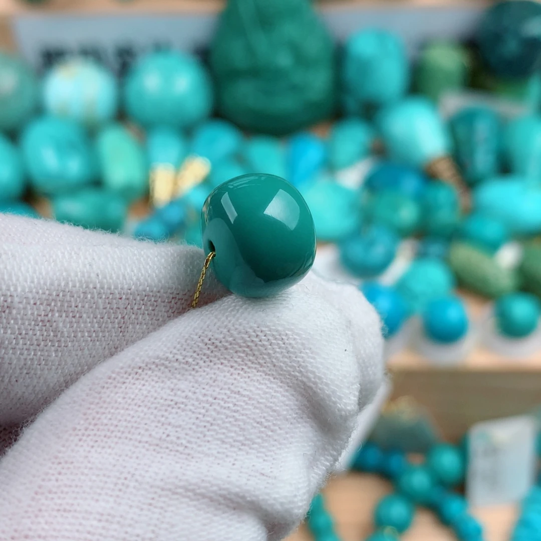 绿松石未镶嵌珠宝奇石11mm