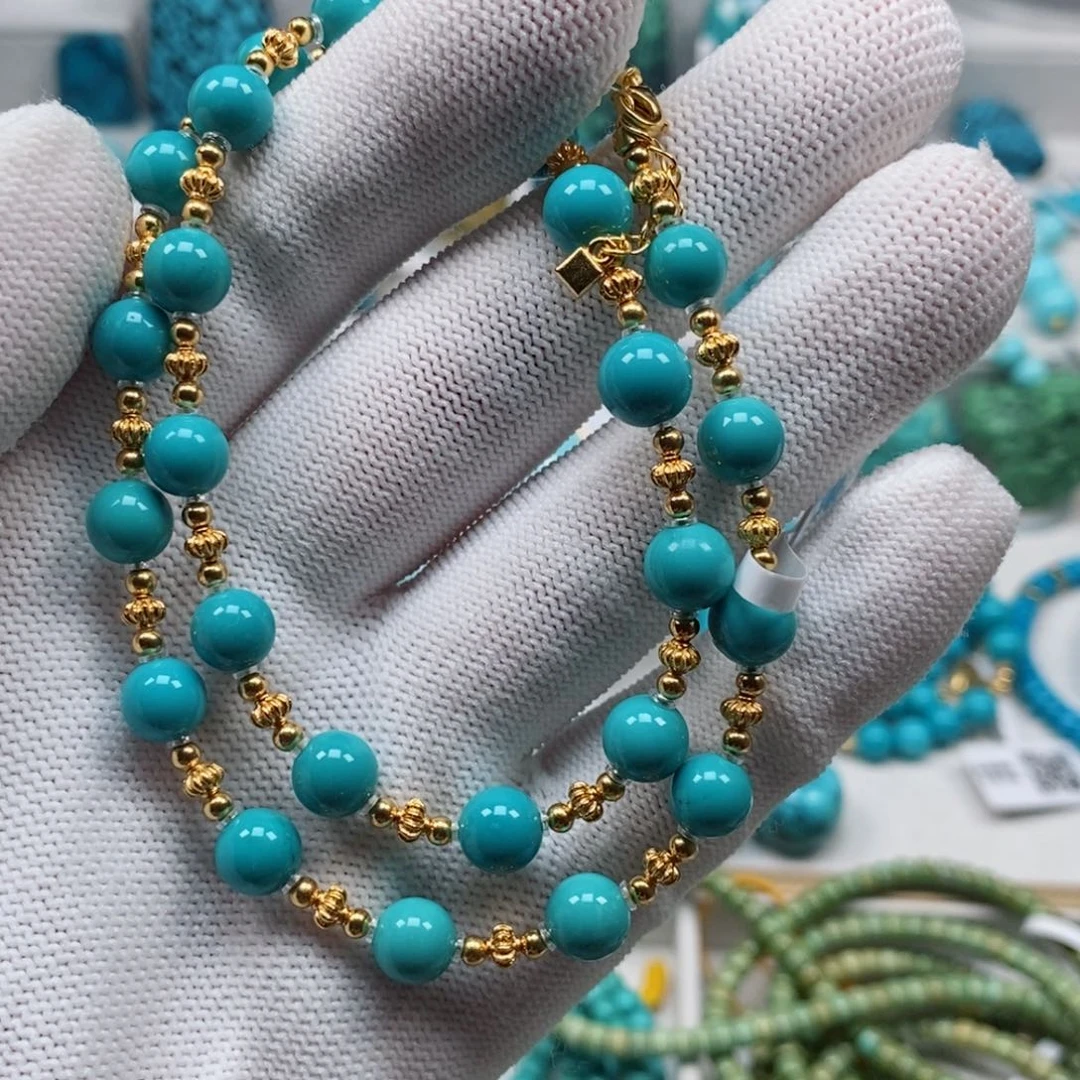 未镶嵌绿松石手链