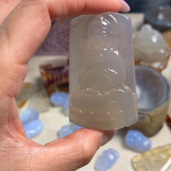 玛瑙/玉髓未镶嵌吊坠(不含链)