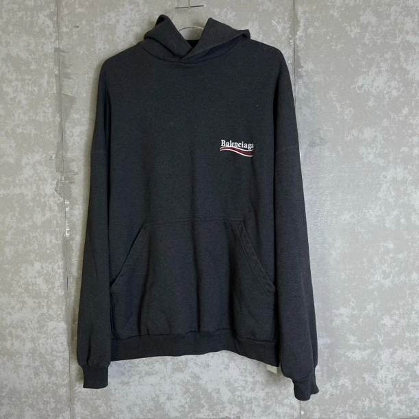 未使用 Balenciaga/巴黎世家 2*1/巴黎世家刺绣可乐帽衫/17252