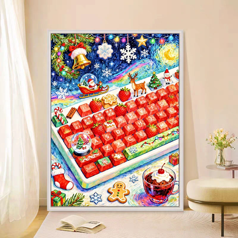 【小白定制】一键钟情2025新款十字绣75色满绣无勾边【裸包无针】