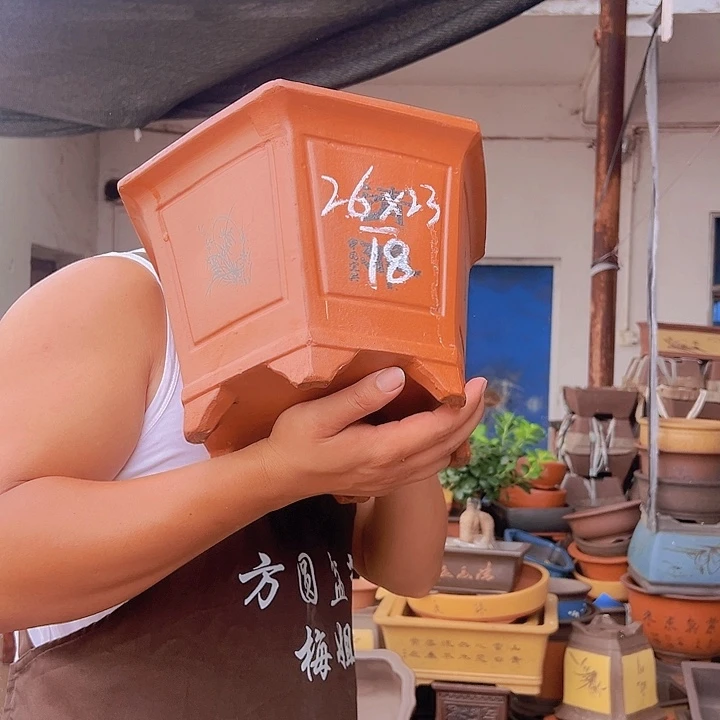紫砂花盆紫砂花盆