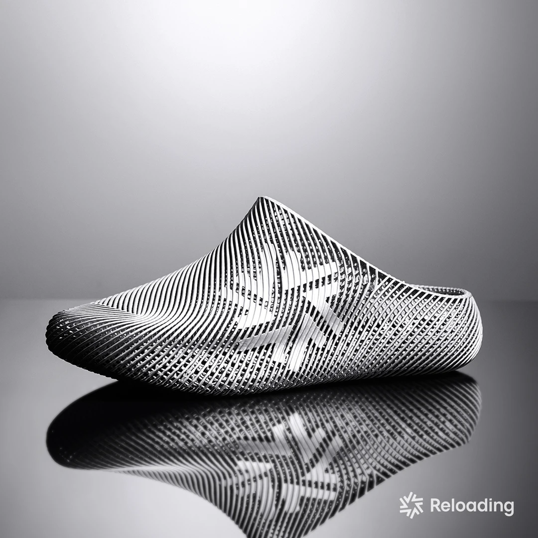 Reloading重新加载 科技3D打印高弹舒适透气男士运动包头拖鞋