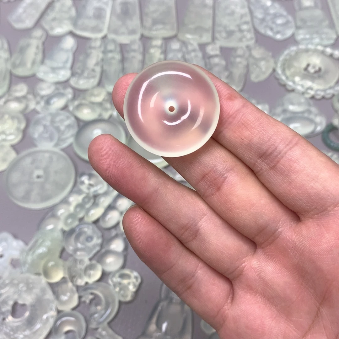 蛇纹石玉颈饰未镶嵌p***营